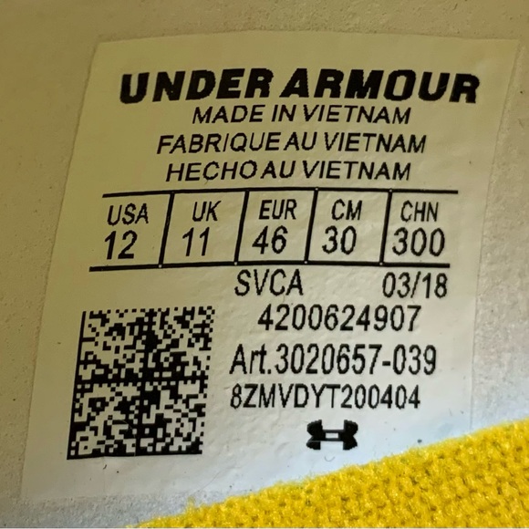 Men's UNDER ARMOUR White STEPH CURRY 5 Confetti BASKETBALL Shoes SNEAKERS  12 - Picture 6 of 6